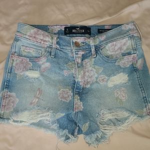 Floral High Rise Short Short